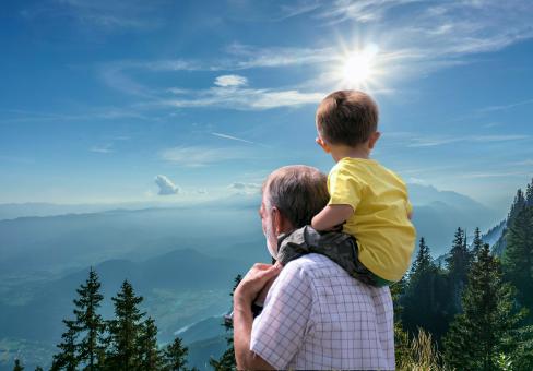 Free Stock Photo of Father and Son Adventure