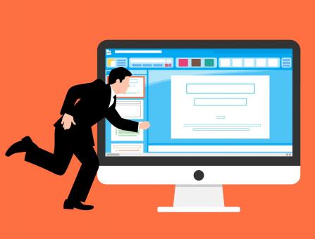 Free Stock Photo of Web Development in a Hurry