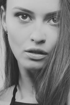 Free Stock Photo of High Key Woman Portrait