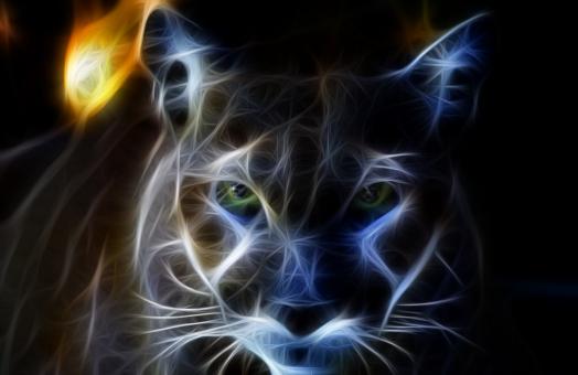 Free Stock Photo of Puma Artwork