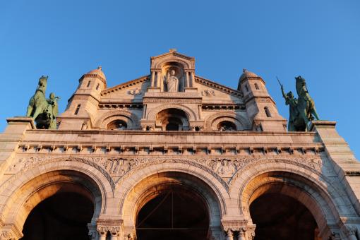 Free Stock Photo of Sacré Cœur church early in the morning