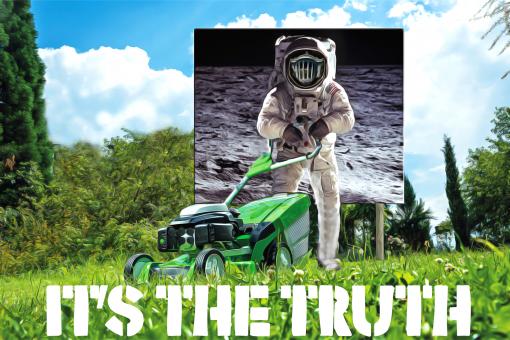 Free Stock Photo of Man on the Moon