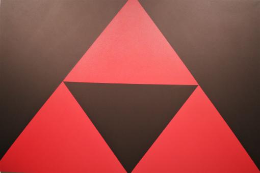 Free Stock Photo of Mexican modern design triangle painting