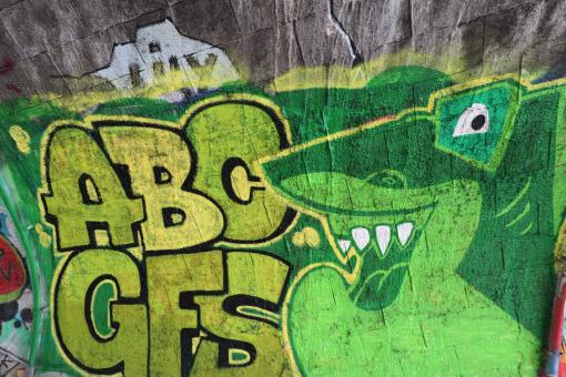 Free Stock Photo of Graffiti tag street art