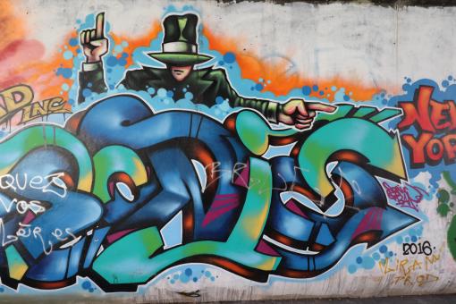 Free Stock Photo of Colorful street art