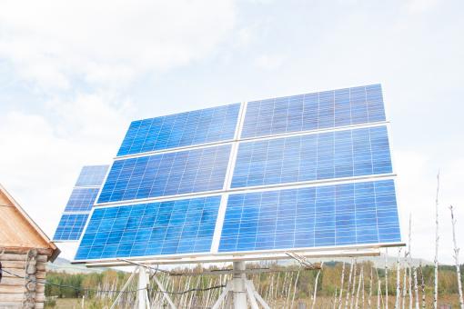 Free Stock Photo of Solar batteries