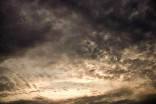 Free Stock Photo of Dark Stormy Sky
