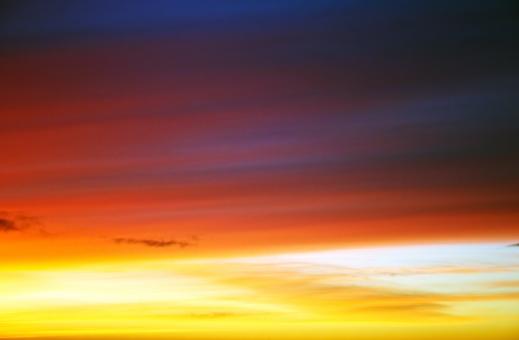 Free Stock Photo of Red and Yellow Sky at Sunset