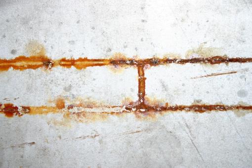 Free Stock Photo of Metallic Surface with Rusted Lines