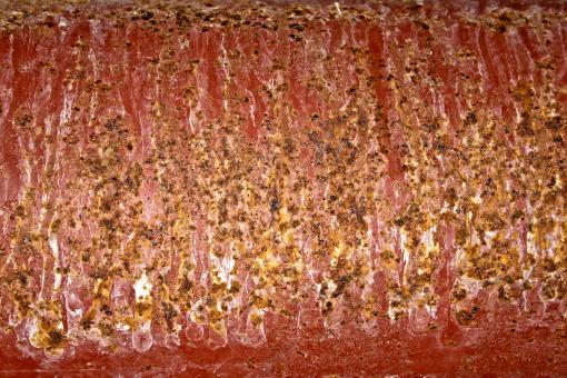 Free Stock Photo of Rust on Red Metal