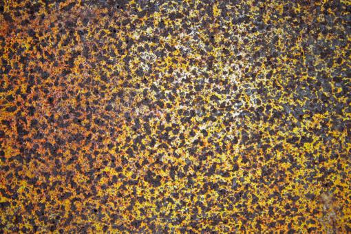 Free Stock Photo of Yellow Rusted Metal