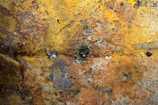 Free Stock Photo of Yellow Abstract Rock