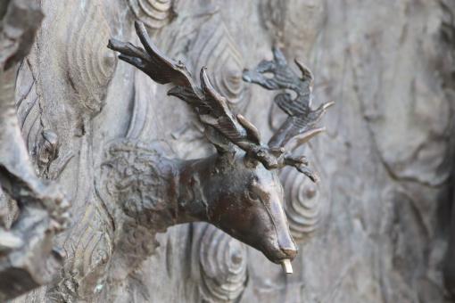 Free Stock Photo of close-up of a lovely fountain in a park