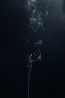 Free Stock Photo of Swirl of Smoke Going Upwards