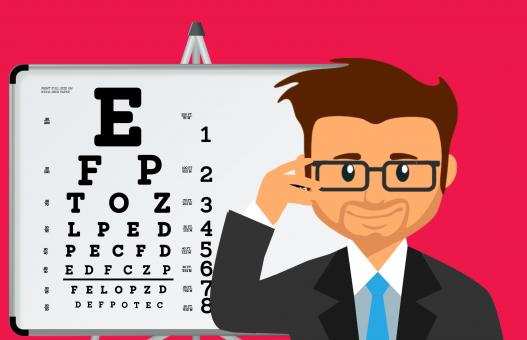 Free Stock Photo of Eye Test Illustration