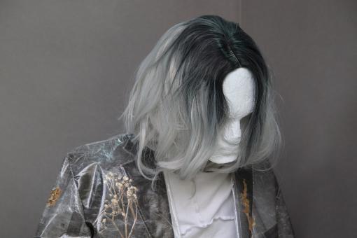 Free Stock Photo of the Lady in grey