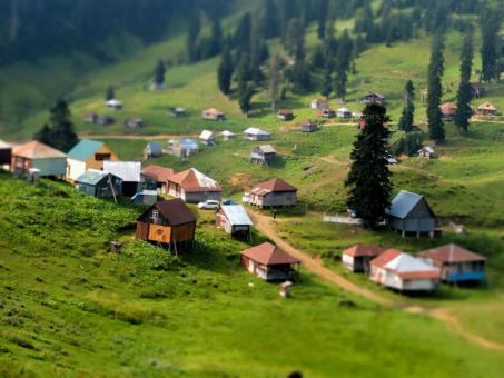 Free Stock Photo of Village Houses