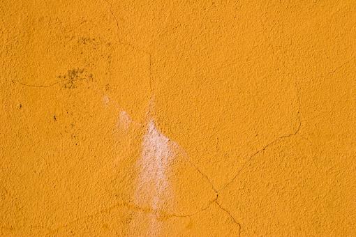 Free Stock Photo of Yellow Cracked Wall Texture