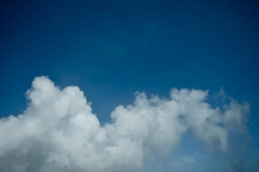 Free Stock Photo of Geothermal Smoke Clouds on Blue Sky
