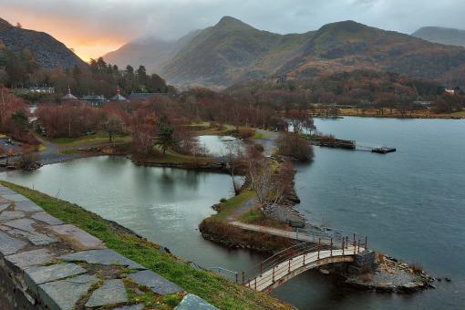 Free Stock Photo of Dinorwic Sunrise