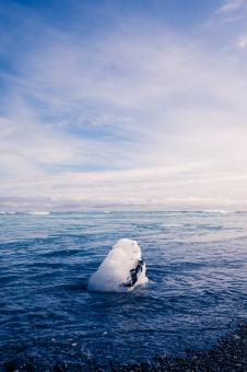 Free Stock Photo of Small Iceberg in the Sea