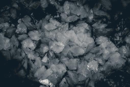 Free Stock Photo of Blue Abstract Crystals Background