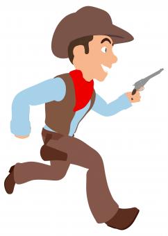 Free Stock Photo of Fun Cowboy with Pistol