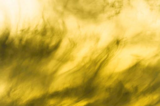 Free Stock Photo of Yellow sky with black clouds