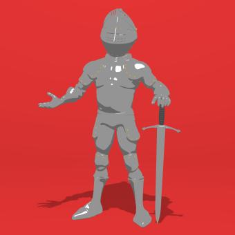 Free Stock Photo of Knight Character