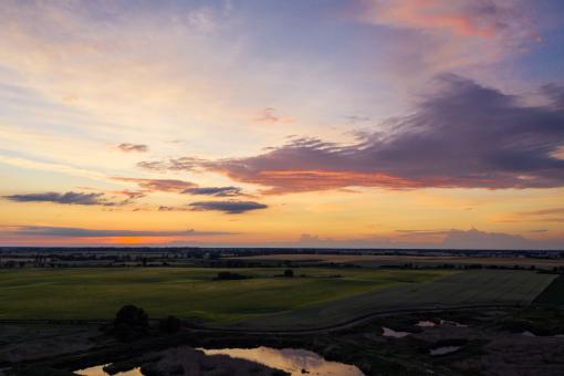 Free Stock Photo of Sunset in Poland