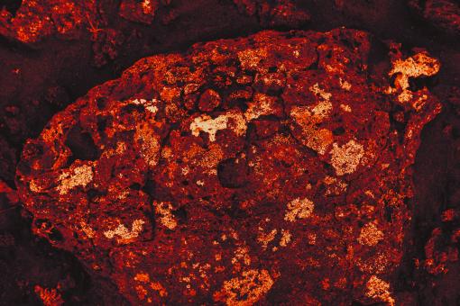 Free Stock Photo of Burning Lava Stone