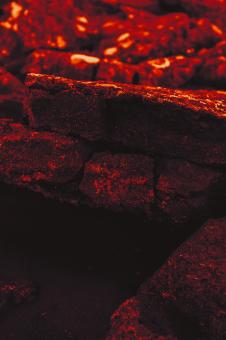 Free Stock Photo of Burning Lava Stone Texture