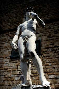 Free Stock Photo of Statue of David - Outside of Palazzo Vecchio