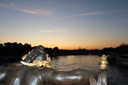 Free Stock Photo of Sunrise on bridge Alexander III, Paris