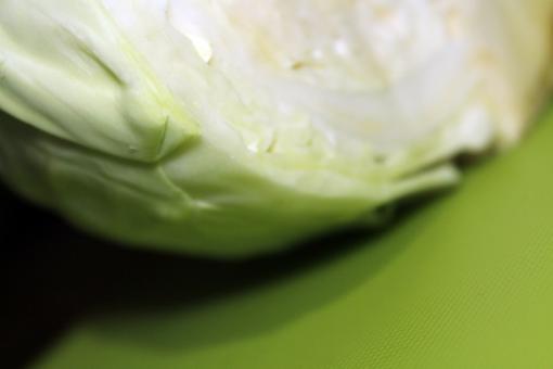 Free Stock Photo of Green cabbage on green background