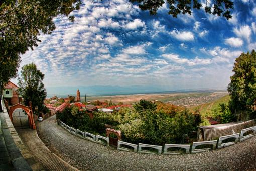 Free Stock Photo of Way - Fisheye View