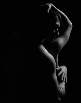 Free Stock Photo of Black and White Body Fineart