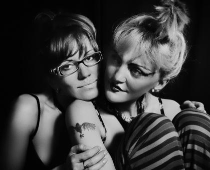 Free Stock Photo of Portrait of two girls
