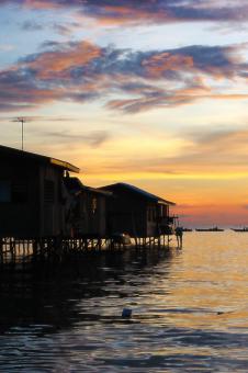 Free Stock Photo of Stilt houses