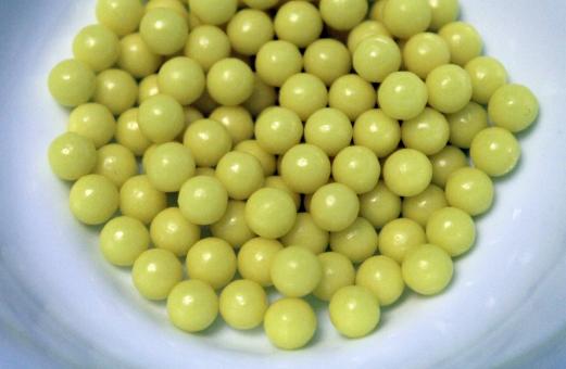 Free Stock Photo of Scattering of round tablets