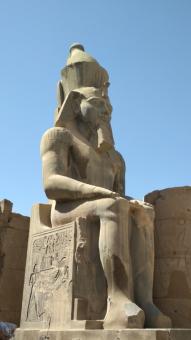 Free Stock Photo of Ramses II in Luxor Temple