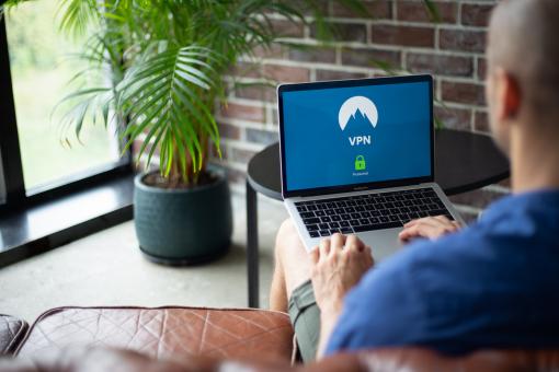 Free Stock Photo of Virtual private network service on computers