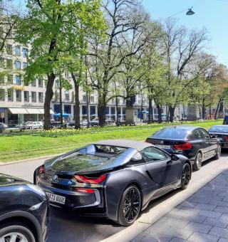 Free Stock Photo of Luxury BMW I8 car in Munich, Germany