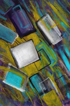 Free Stock Photo of Abstract Colorful Painting