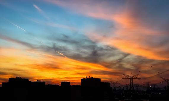 Free Stock Photo of Sunset in Dubai