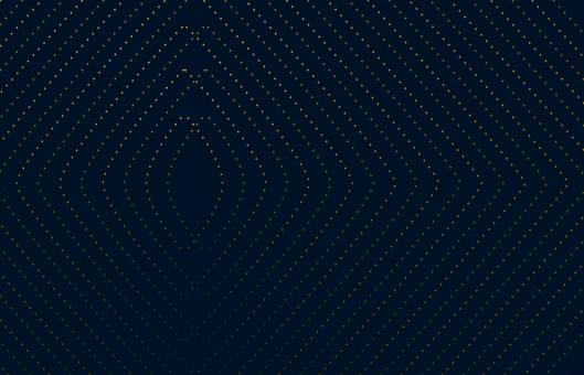 Free Stock Photo of Abstract Dark Pattern - Curvy Golden Dots on Dark Blue