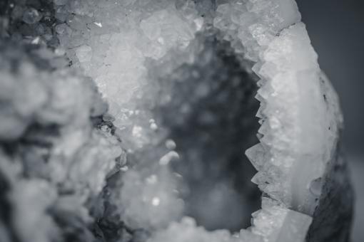 Free Stock Photo of Close Up of Icy Mineral Texture