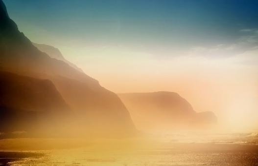 Free Stock Photo of Foggy Beach and Cliffs - Cordoama Beach - Algarve - Portugal