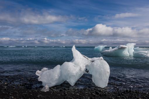 Free Stock Photo of Abstract Iceberg on Beach