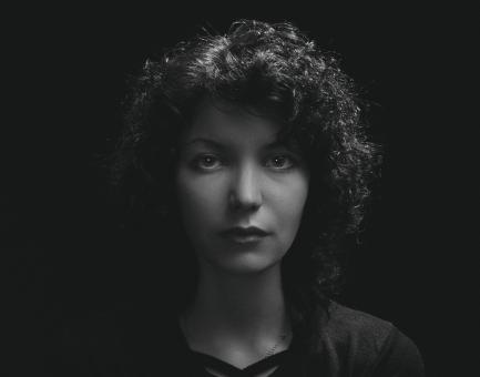 Free Stock Photo of Low Key Portrait of a Girl